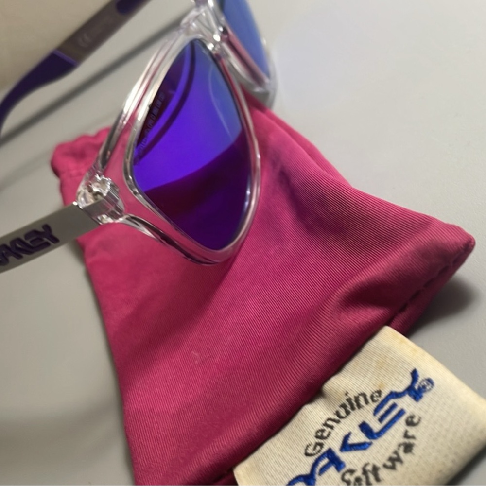 Oakley purple and metal